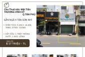 Cho thuê nhà Mặt Tiền Trương Vĩnh Ký 78m2, 1 Lửng, 17 triệu
